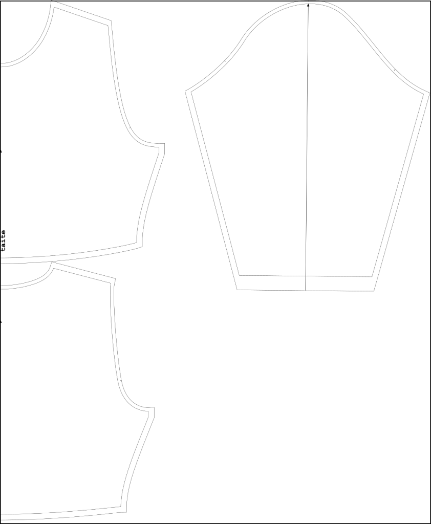 digitaalinen ompelukaava kaavoitusohjelmassa – vaatteen kaavakappaleet suunnitteluvaiheessa